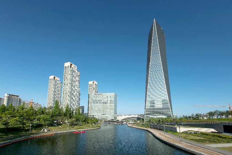 Oakwood Premier Incheon Apart otel Dış mekan fotoğraf